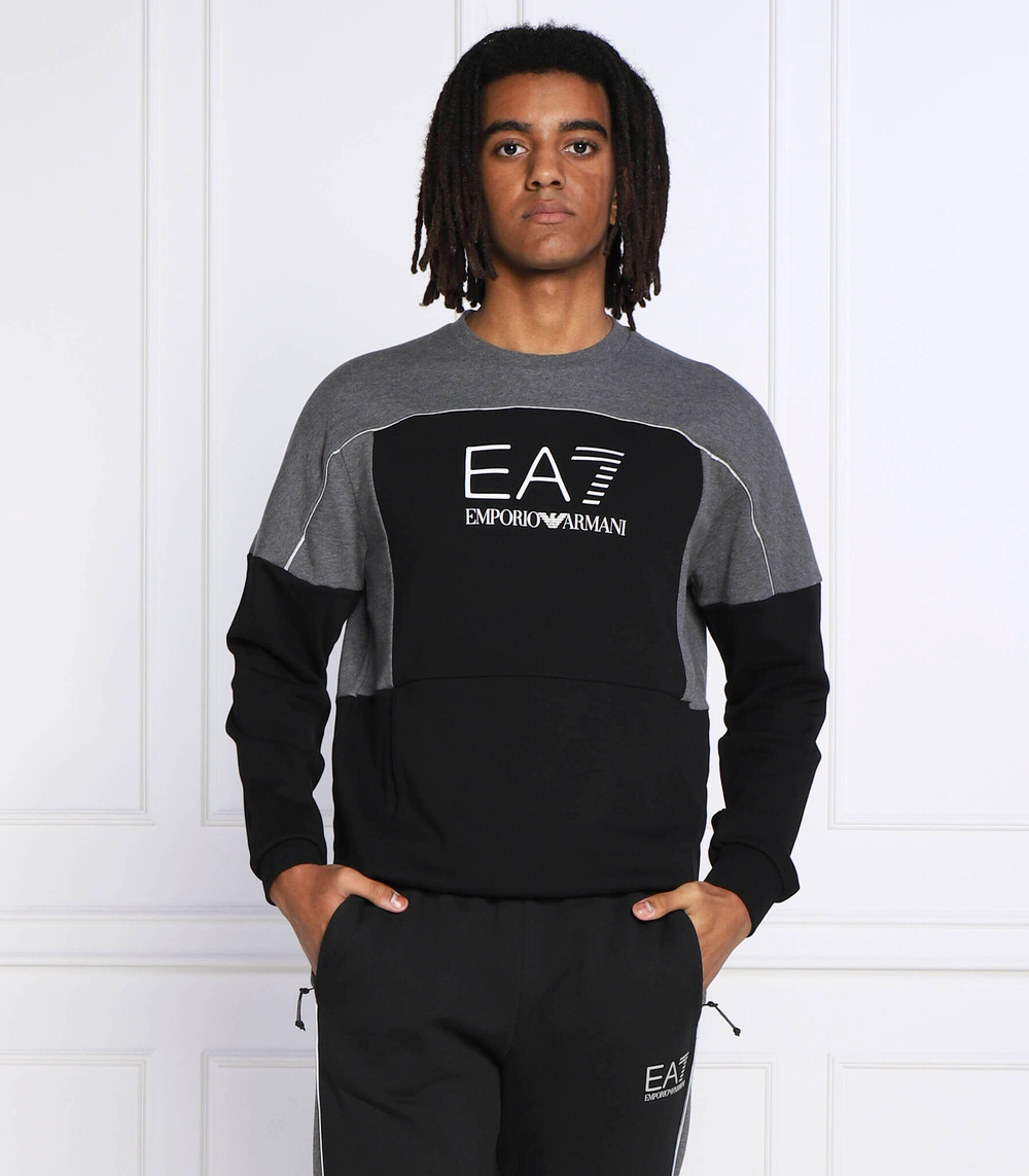 Худи EA7 - черный(6LPM17 PJEQZ)