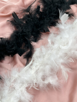 Боа белое индюшиное 1 нить