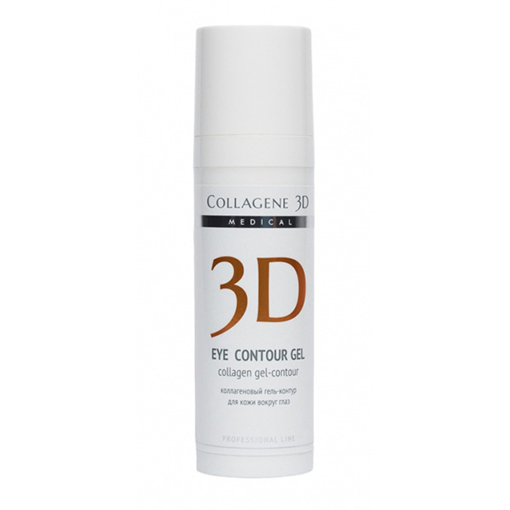 Гель-контур для глаз с янтарной кислотой Medical Collagene 3D Eye Contour Gel (проф) 30мл
