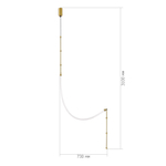 Светильник потолочный STRAP LED 20W 3000K
