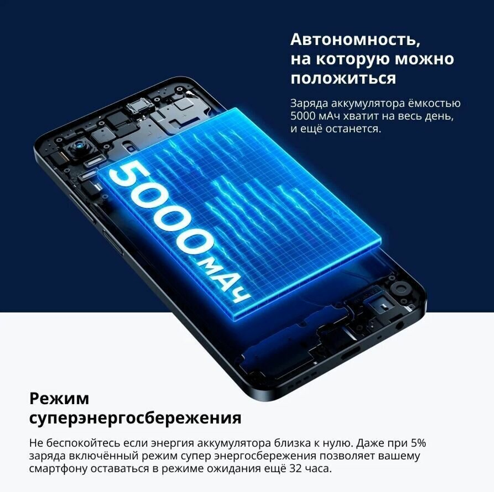 Смартфон realme C55 8/256 ГБ RU, Dual nano SIM, sunshower
