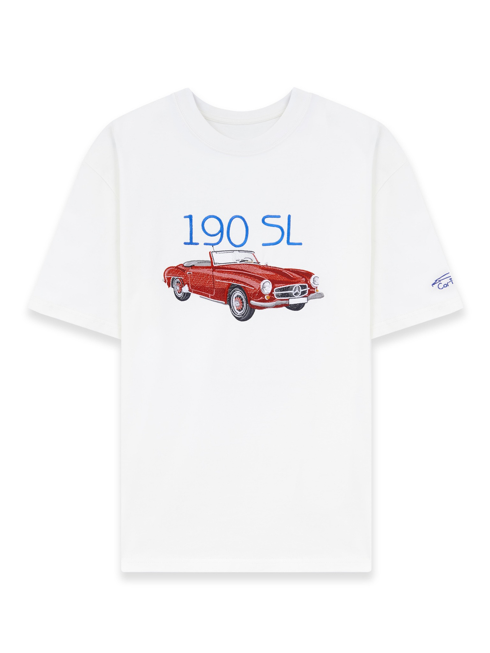 Футболка с вышивкой "190 SL" 2S project Car T Shit