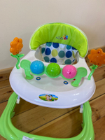 Ходунки "GAME C", 6 силиконовых колес, муз. (Alis) (зеленый)