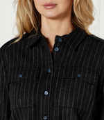 Хлопковая рубашка Michael Kors - графитовый(MF4400CF2A)