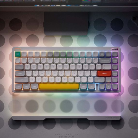 NuPhy Halo75 V2 QMK Lemon Switch Obsidian Black