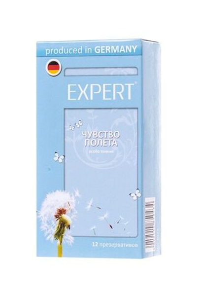 Супертонкие презервативы Expert  Чувство полета  - 12 шт.