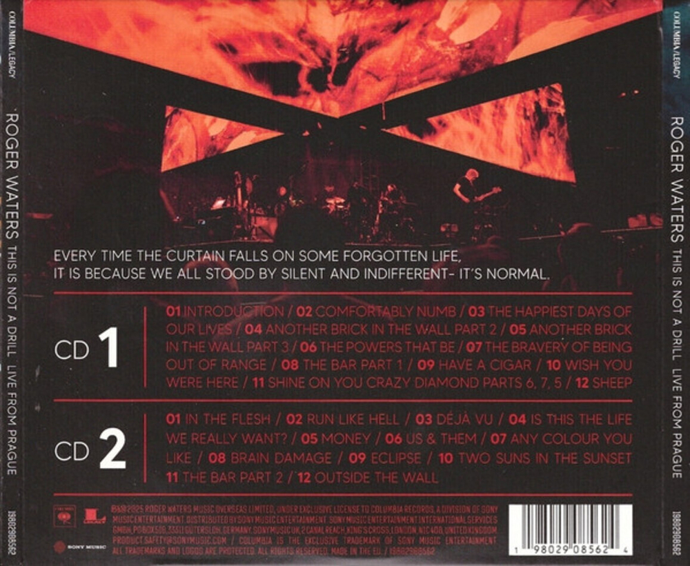 Roger Waters / This Is Not A Drill – Live From Prague (2CD)