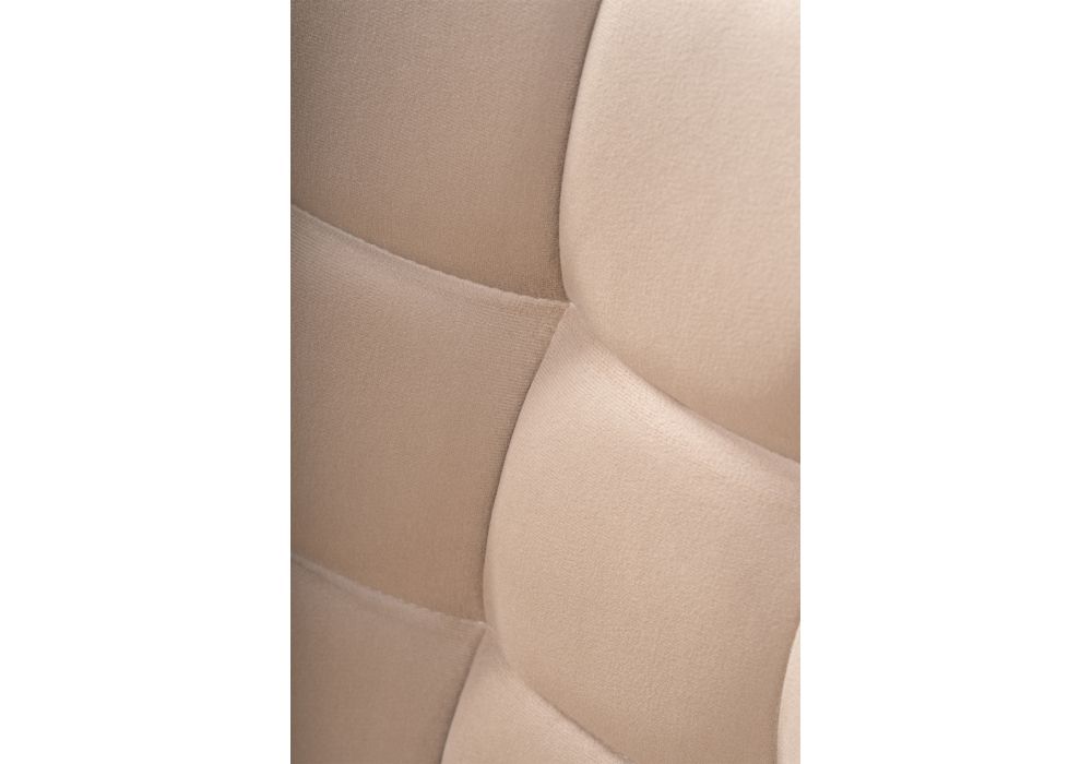 Стул на металлокаркасе Челси крутящийся велюр бежевый / черный