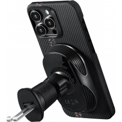 Автомобильный держатель Pitaka MagEZ Car Mount Pro 2 Qi2, Чёрный (CM2402N)