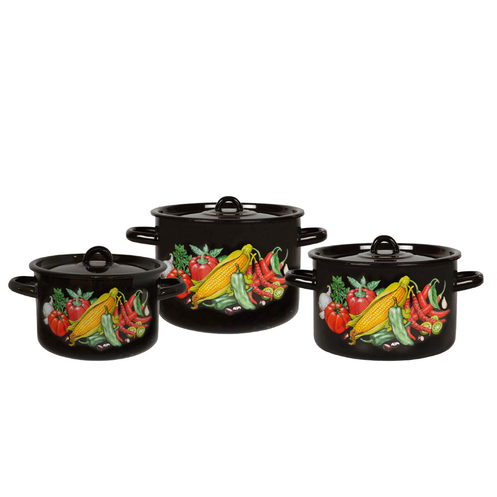 Набор эмаль 3пр.№33 цил. "Кукуруза" 1,5/2,9/4,5л СЭ