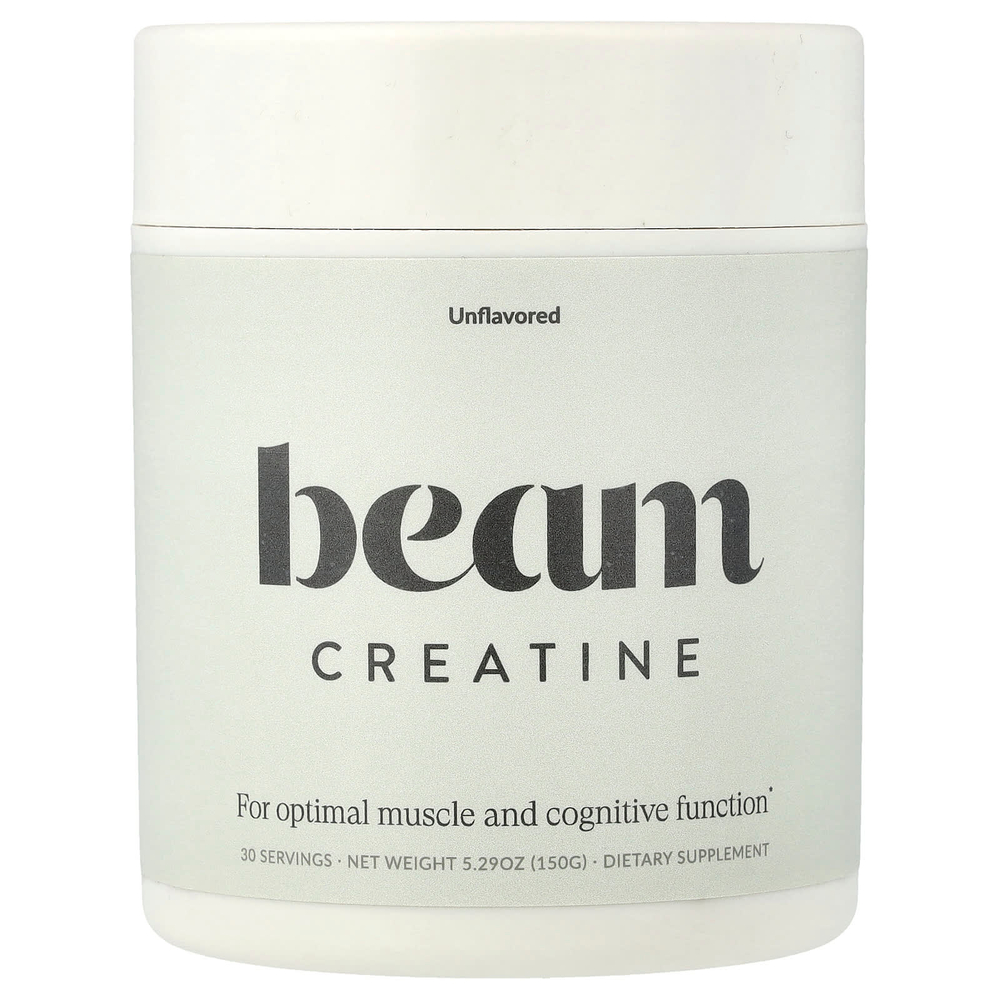 Beam, креатин, без добавок, 150 г (5,29 унции)