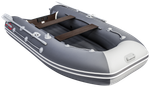 Лодка ПВХ Мастер Лодок Таймень LX3600НДНД Графит / Св.Серый