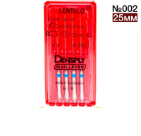 Lentulo №2 (25мм) Лентуло #002 (4шт.) каналонаполнители машинные, Dentsply