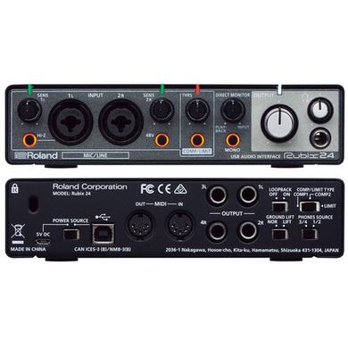 Внешняя звуковая карта с USB Roland RUBIX24