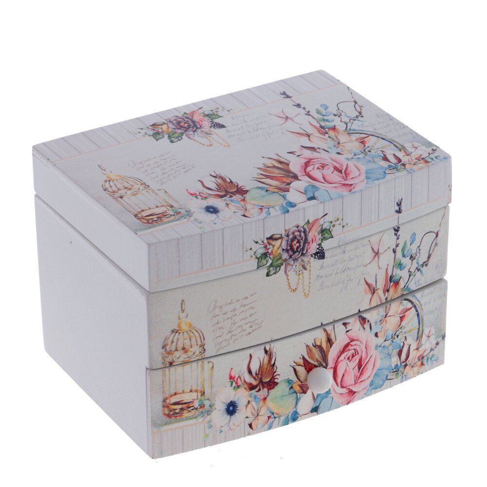 GAEM Шкатулка для украшений музыкальная, L13 W10 H9 см