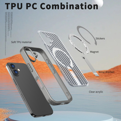 Прозрачный чехол Mesh Pro Magnetic Case для iPhone 17