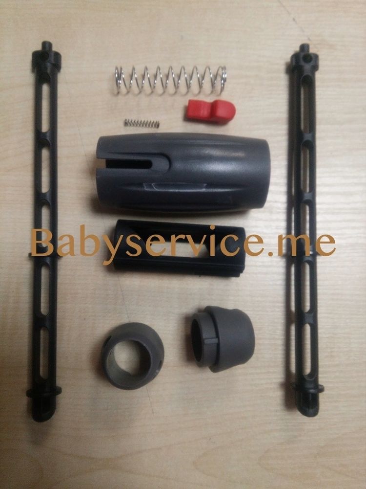 Шарнир складывания рамы левый серый