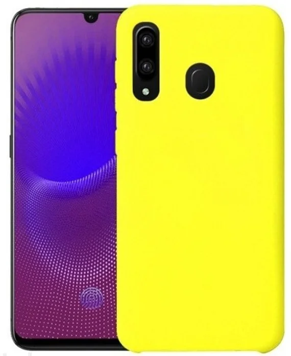 Silicone Cover для Samsung Galaxy A30 Yellow