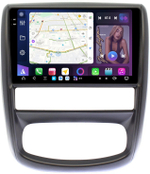 Магнитола для Renault Duster 1 2010-2015, Nissan Terrano 2014+ - FarCar GX3050M монитор 9.5" 2K QLED на Android 14, TS20, 6+128Гб, CarPlay, 4G SIM-слот