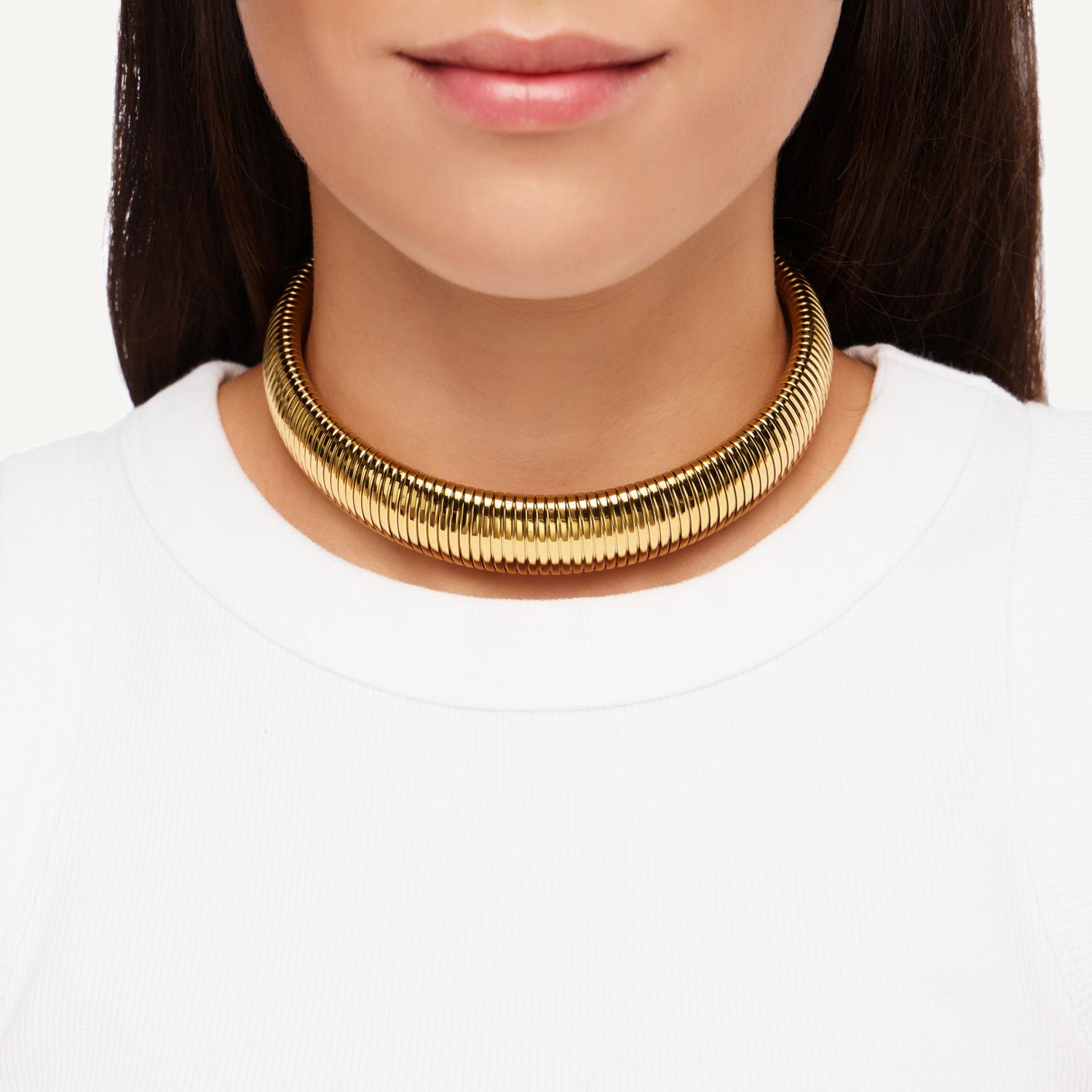 Колье Hefty Bend Chocker - Gold