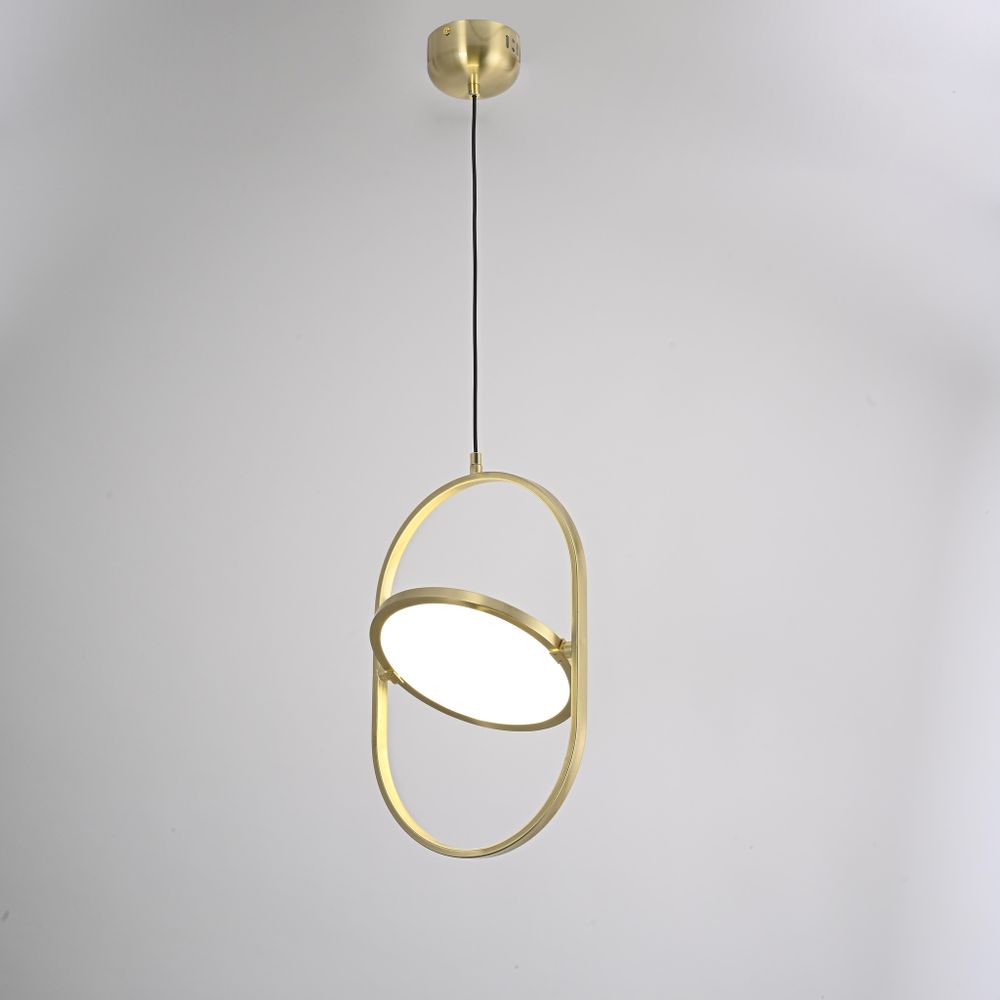 Подвесной светильник ARVET вертикальный Золото