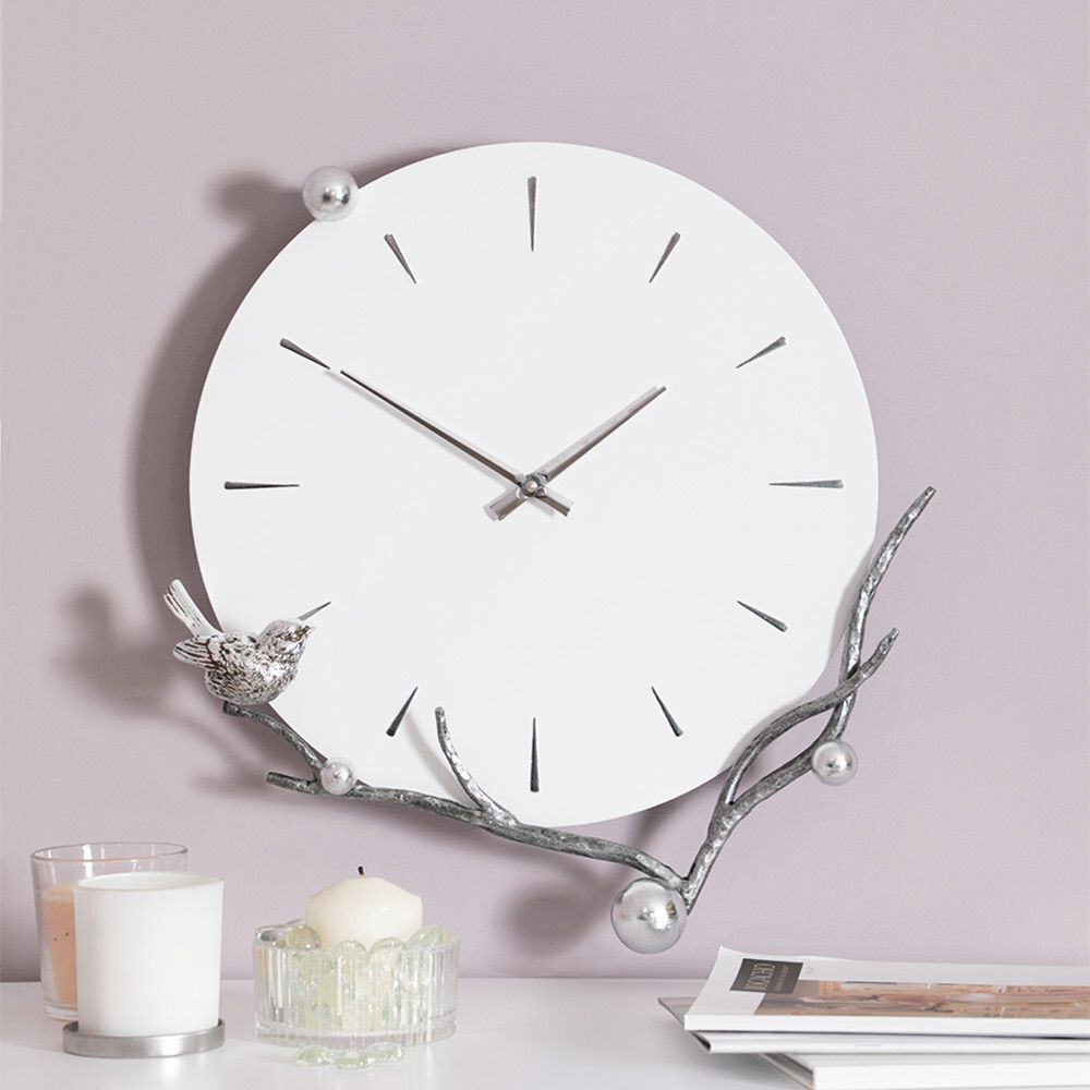 Часы настенные Терра Бранч Айс Античное Серебро