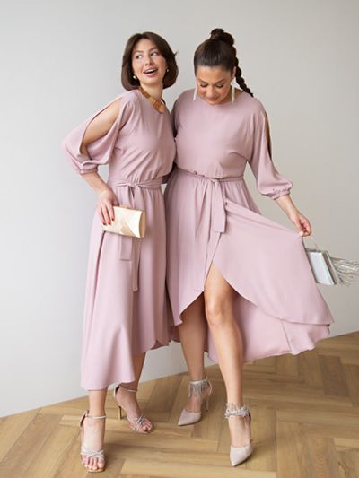 Платье Танго вдвоем (пудра) П15165-1М LT Collection