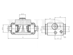 Цилиндр тормозной колесный UNIO BRC-20576