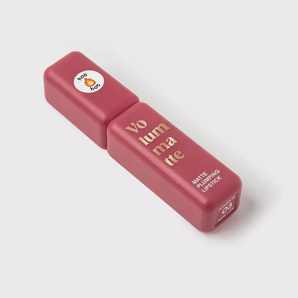 Vivienne Sabo Volummatte Matte Plumping Lipstick Жидкая матовая помада для губ с плампинг-эффектом 03 Терракотовый