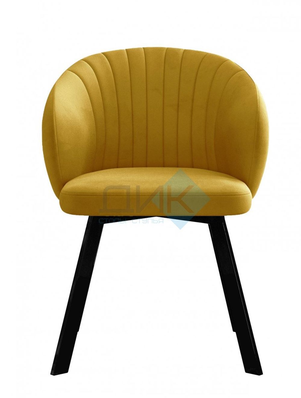 Стул DikLine 258 поворотный опоры чёрные