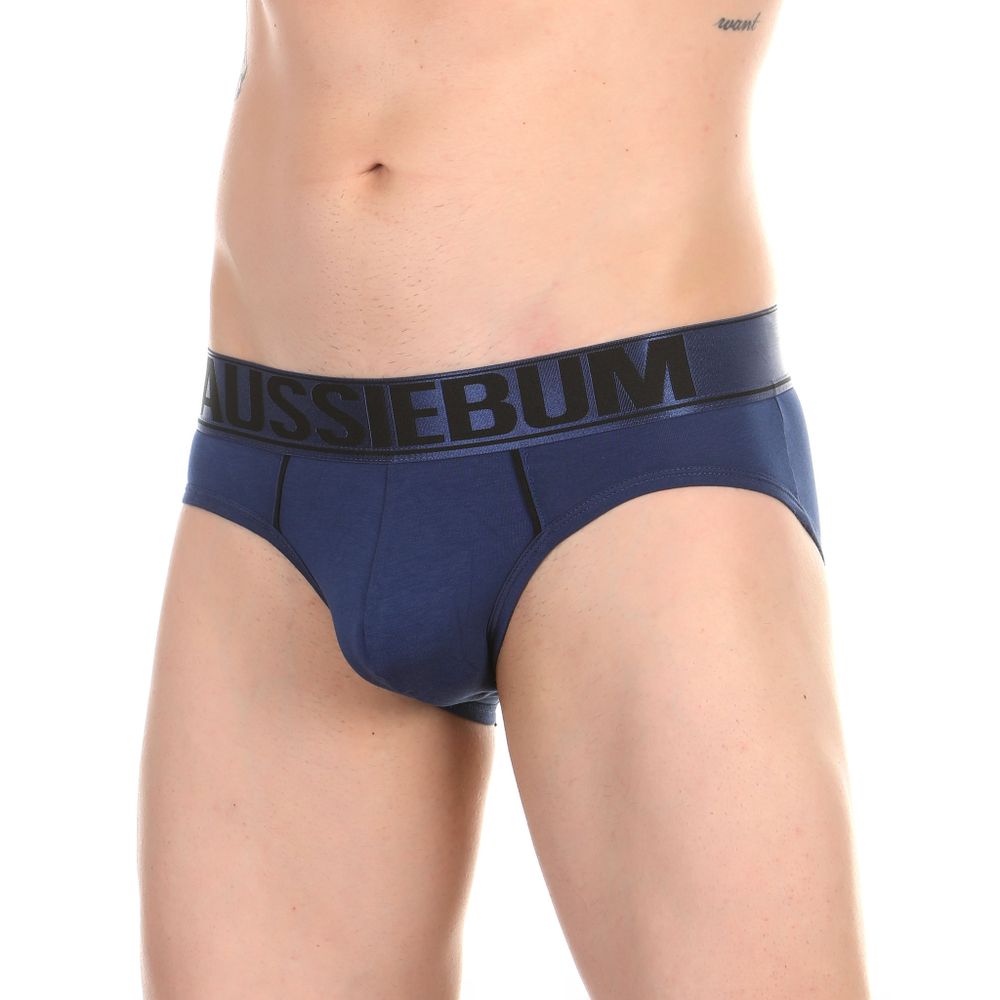 Мужские трусы брифы темно-синие AUSSIEBUM