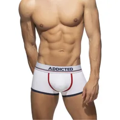 Мужские трусы хипсы белые Addicted AD5022-1