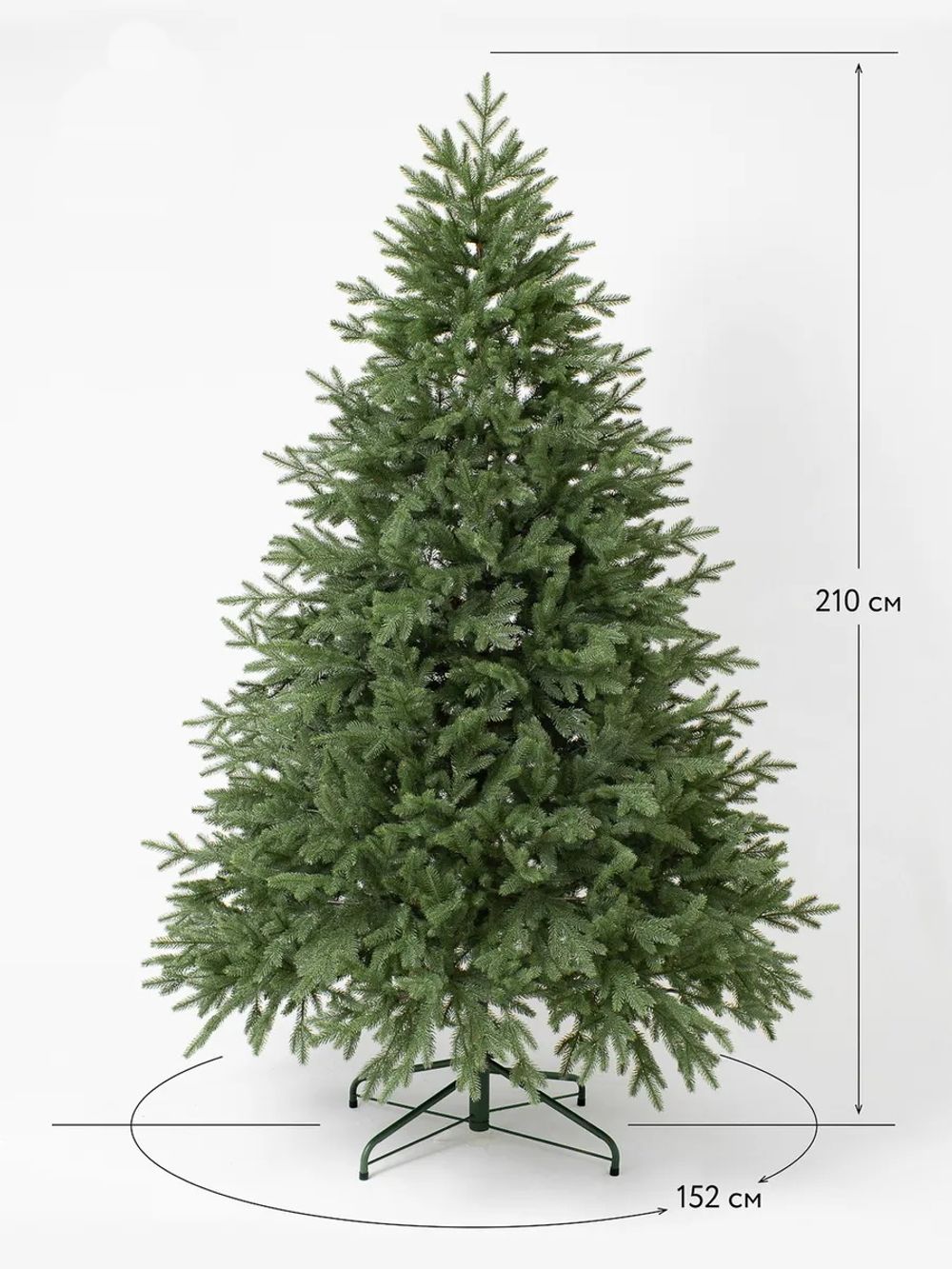 Искусственная ель «Берген» (Литая хвоя) 180 см / 1.8 м
