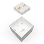 Картонный футляр для ювелирных изделий 100×100×50 мм