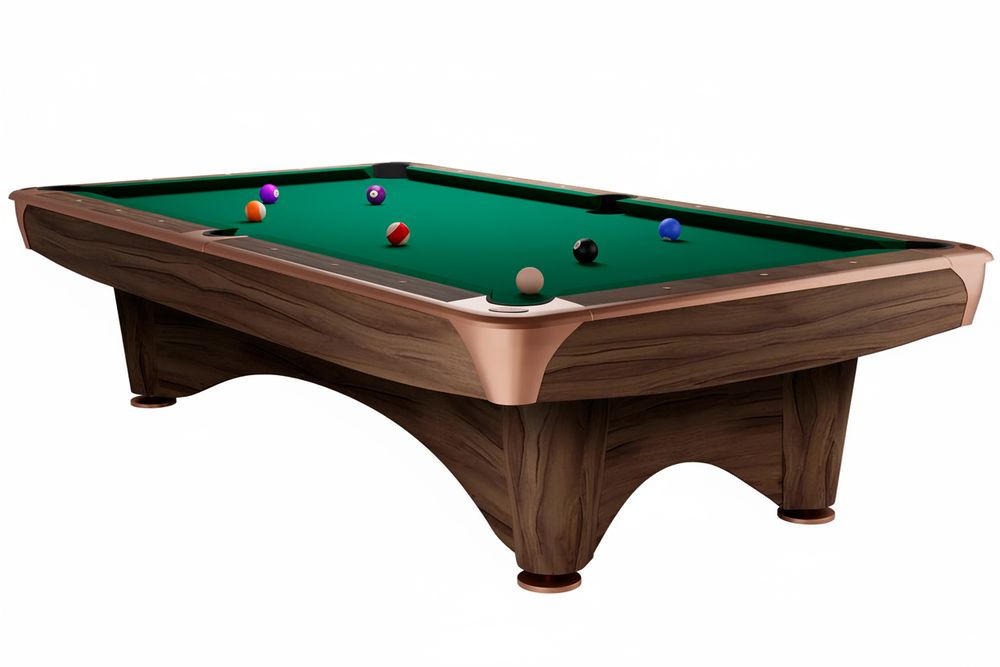 Бильярдный стол для пула Dynamic Billard "Dynamic 3" 8 футов Modern Brown с плитой