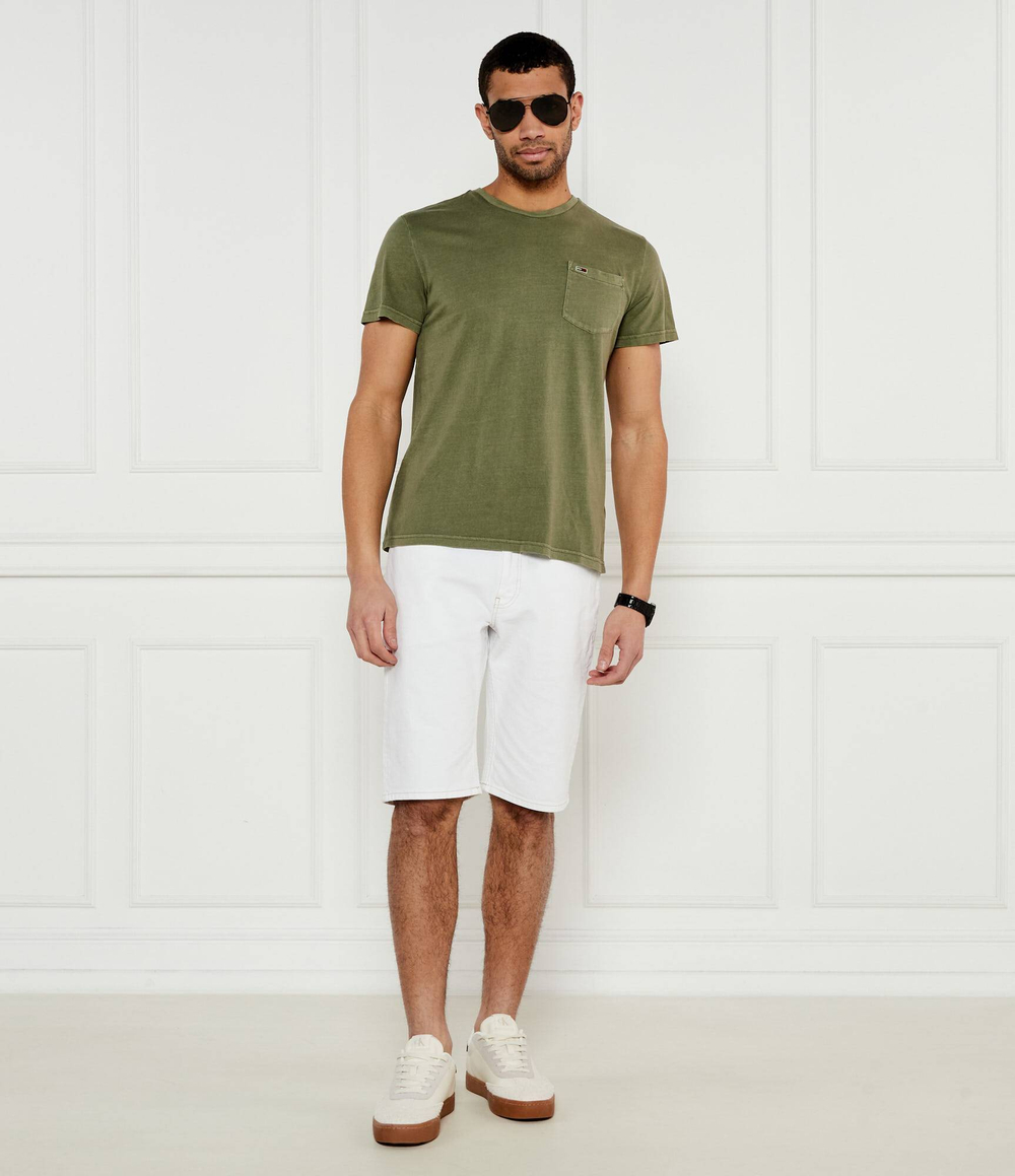 Футболка Tommy Jeans - зеленый(DM0DM20332)