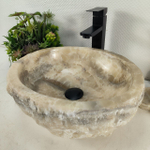 Раковина из оникса Erozy Grey EO-64628 42*37*15 0156