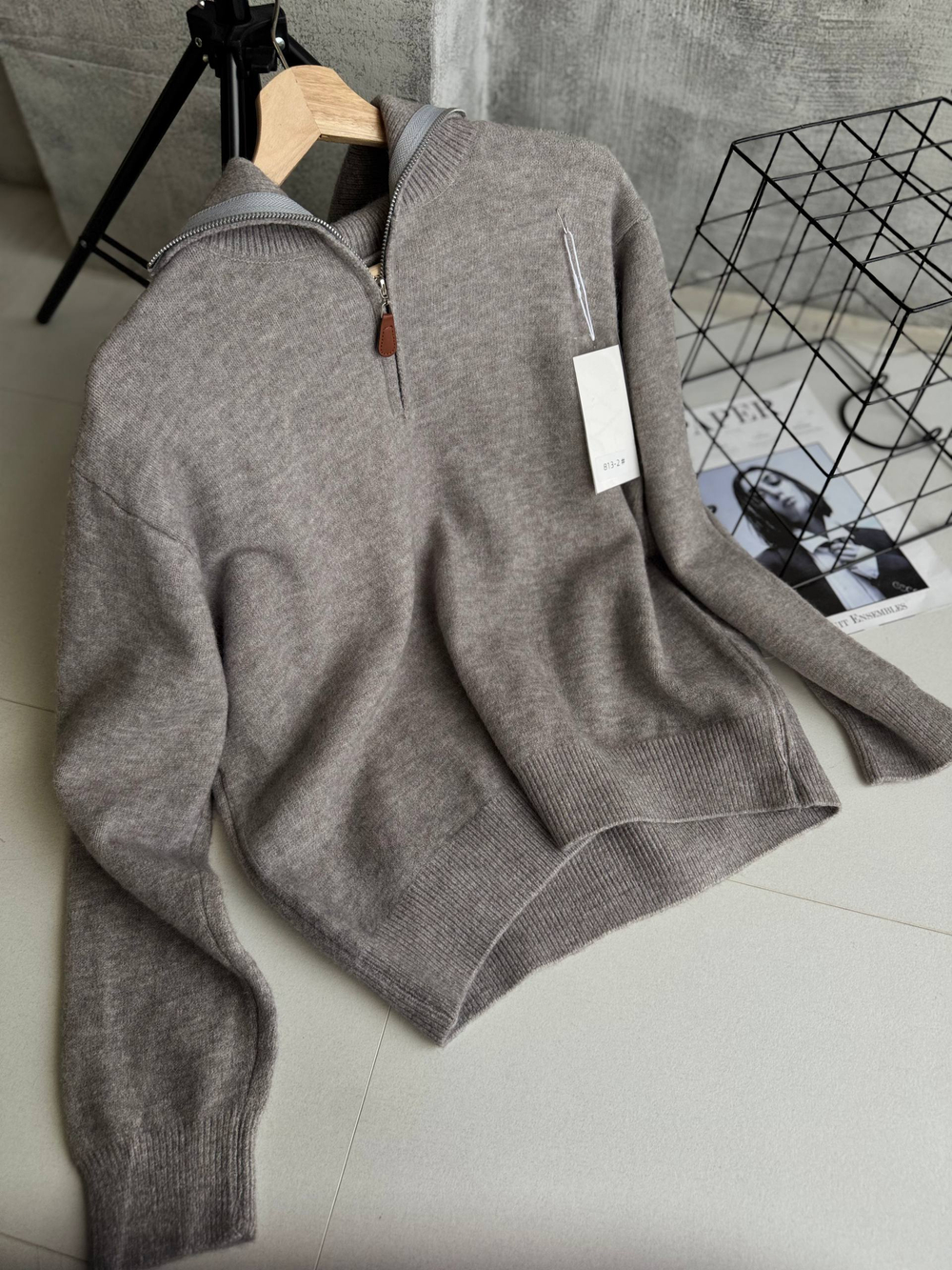 Свитер жен. 813-2 св-сер.