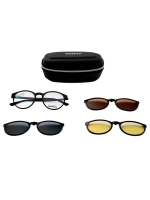 Оправа для очков с магнитными накладками 4в1