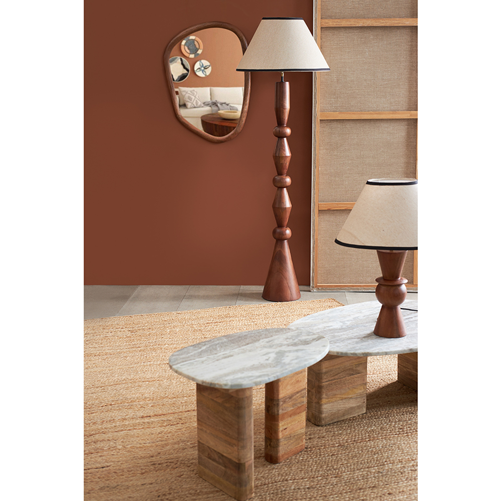 Зеркало настенное Bergenson Bjorn Torhill, 49х66 см, коричневое