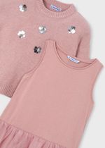 платье с пуловером