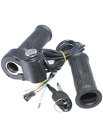 Ручка газа с замком зажигания и грипса для электросамоката универсальная