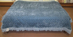 Покрывало-плед 145х200 Opificio Dei Sogni Champagne blu синий