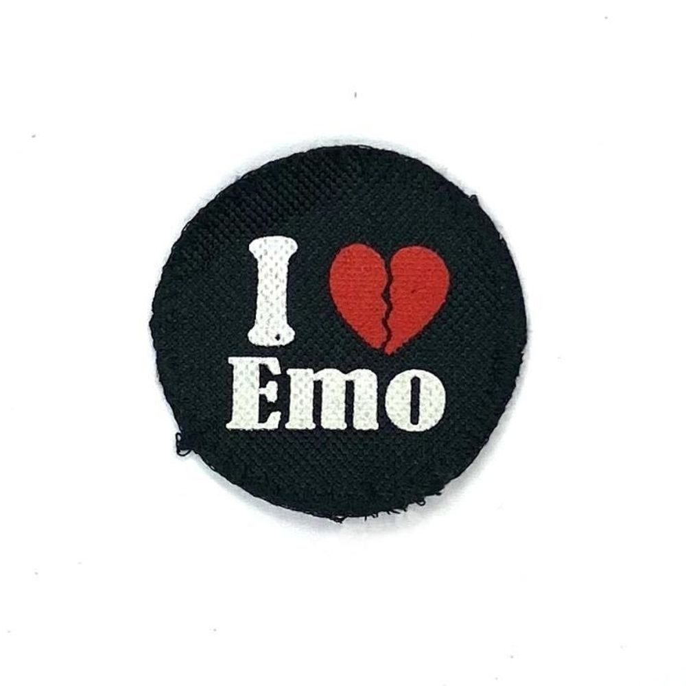 Нашивка I love emo