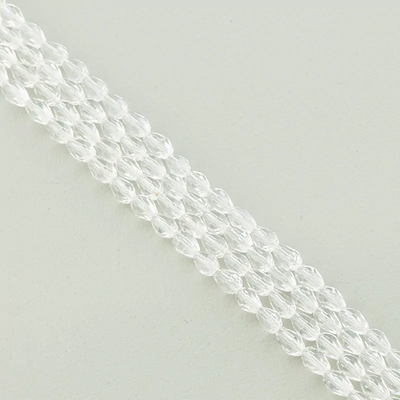 Нитка Чешский хрусталь 40 см. (Без замка) - Хрустальная