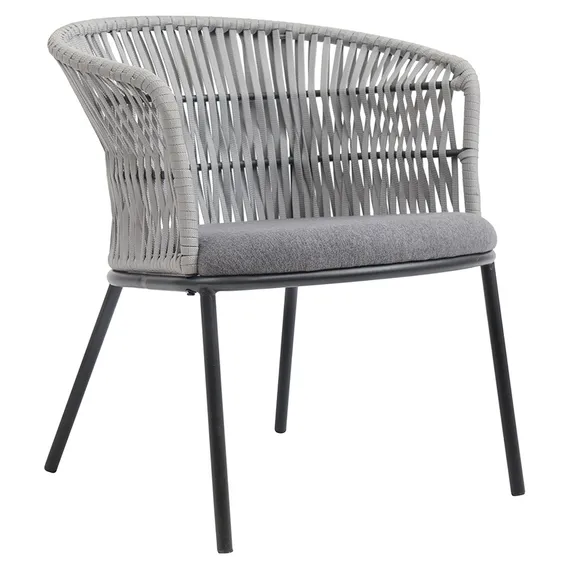 Плетеный стул Haugen, серый
