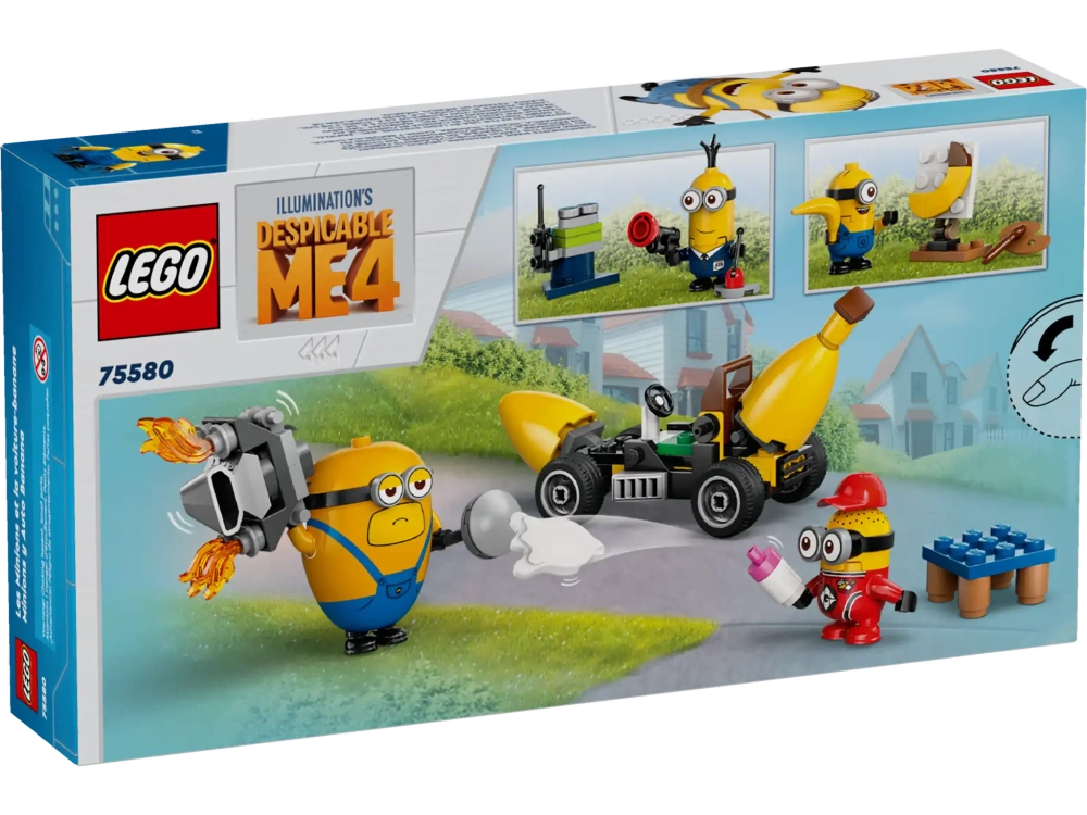 Конструктор LEGO Гадкий я 4 75580 Миньоны и автомобиль-банан