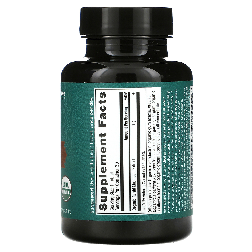 Ancient Nutrition, Рейши, поддержка стресса и иммунитета, 30 таблеток