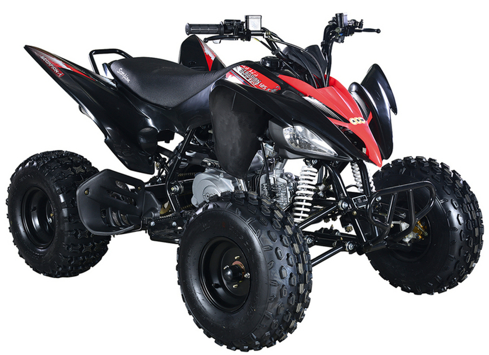 Квадроцикл АВМ 125М Scorpion спортивный заднеприводный с полуавтоматической КПП