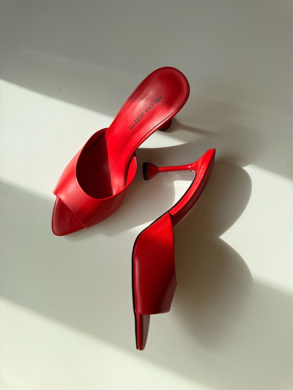 Женские летние мюли из натуральной кожи ERICA